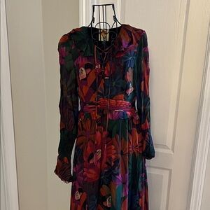 FARM Rio Vibrant Long Sleeve Dress